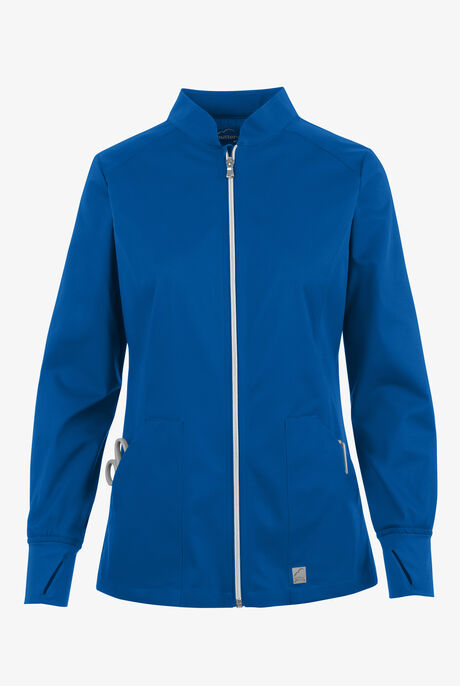 Chaqueta médica UA Butter-Soft STRETCH con cremallera y 3 bolsillos para mujer