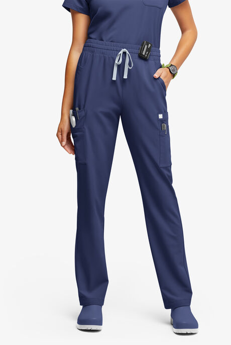 Pantalón médico ReSurge Topaz con cordón ajustable y 11 bolsillos para mujer