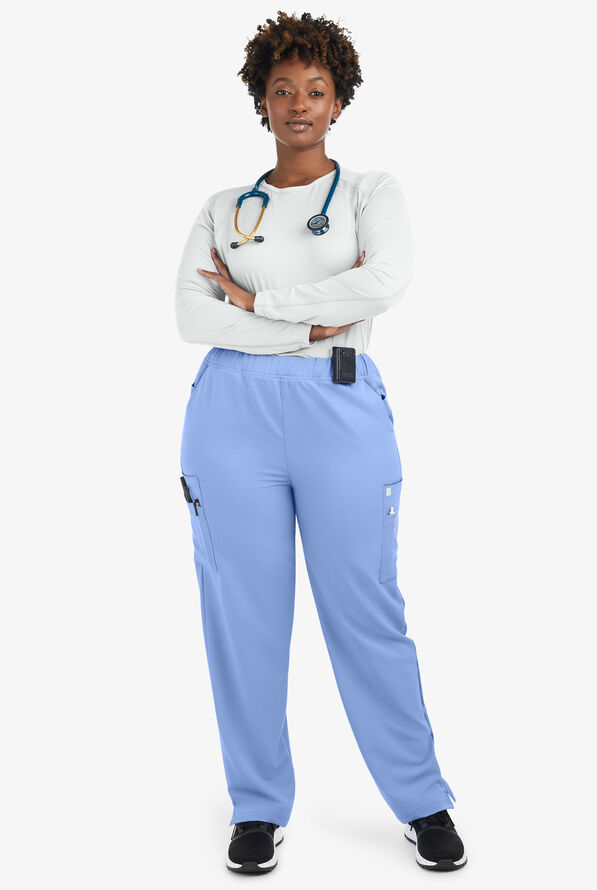 Camiseta médica ReSurge Jade con mangas largas para mujer - White - 6