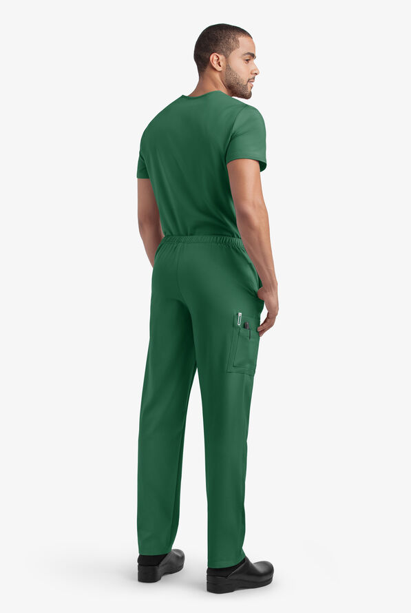 Tafford Active Stretch Unisex 8-Pocket Scrub Set - Hunter - 3