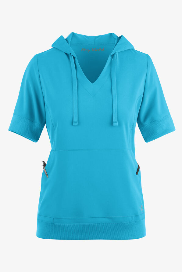 Easy STRETCH True Short Sleeve PullOver Hoodie, Nursing Jackets