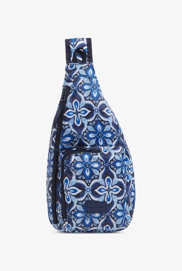 Vera Bradley Performance Twill Raindrop Medallion Mini Sling Backpack - null - 1