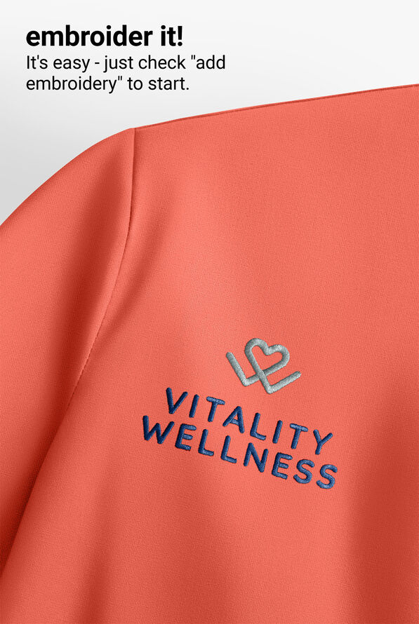 Carhartt Cross-Flex Force Women's 1-Pocket STRETCH Knit Trim Crew Neck Scrub Top - Dusty Cedar - 6