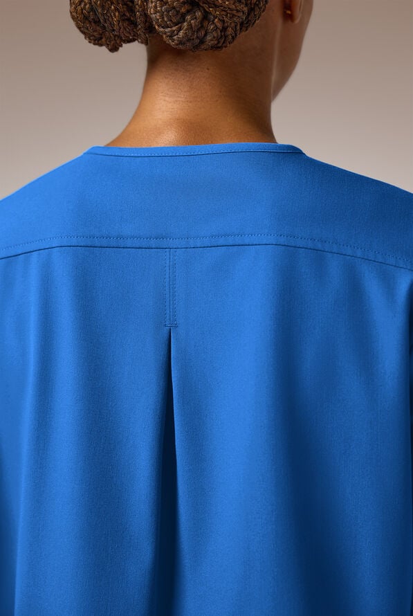 Blusa m&eacute;dica Hypothesis STRETCH estilo t&uacute;nica con 2 bolsillos para mujer - Royal - 8