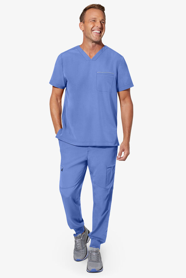 Healing Hands 360 Nolen Men's 6Pocket STRETCH Elastic Jogger Drawstring Pant, Men's Scrub Pants