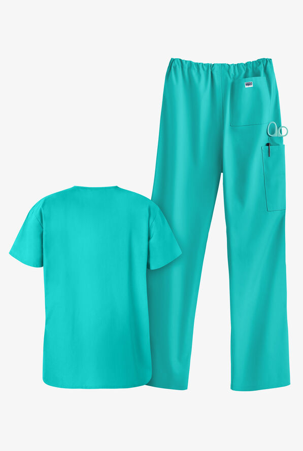 UA Strictly Scrubs Unisex Scrub Set - Turquoise - 2