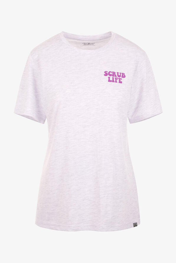 Zavate Ava Therese Scrub Life Women's Short Sleeve Knit T-Shirt - null - 1