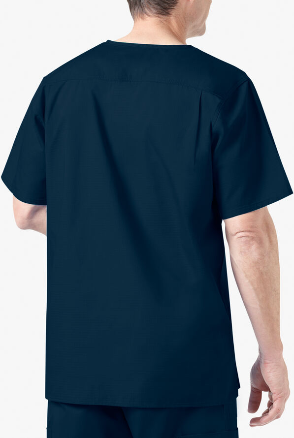 Carhartt Ripstop Men's 2-Pocket Utility Scrub Top - Navy - 4