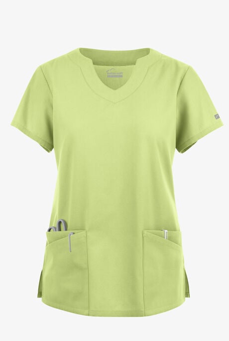 Butter-Soft Originals Women's 6-Pocket Scallop Neck Scrub Top