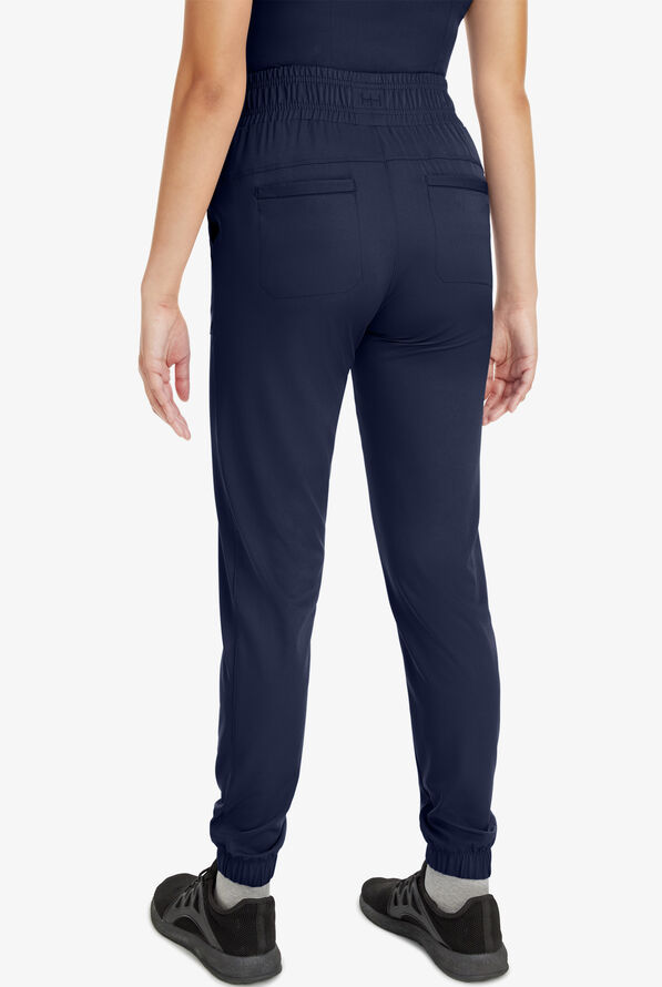HH Works by Healing Hands Rene Women's 5-Pocket STRETCH Jogger Cargo Pants - Navy - 2