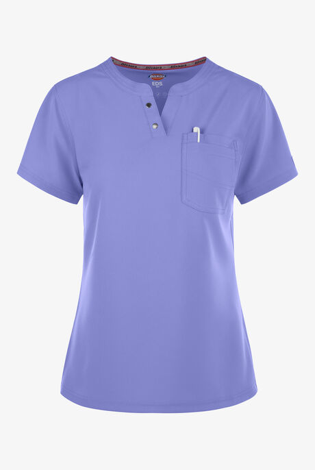 Dickies EDS NXT Women's 1- Pocket Tuck In Henley Scrub Top