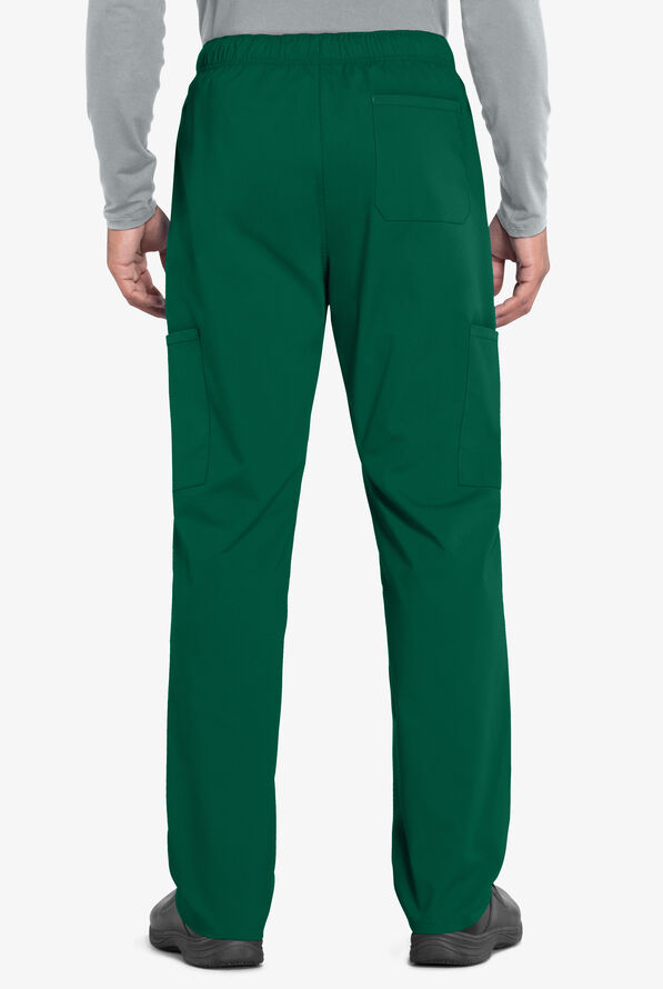 Pantalón médico Cherokee Workwear Professionals STRETCH tall estilo cargo con 6 bolsillos para hombre - Hunter - 2