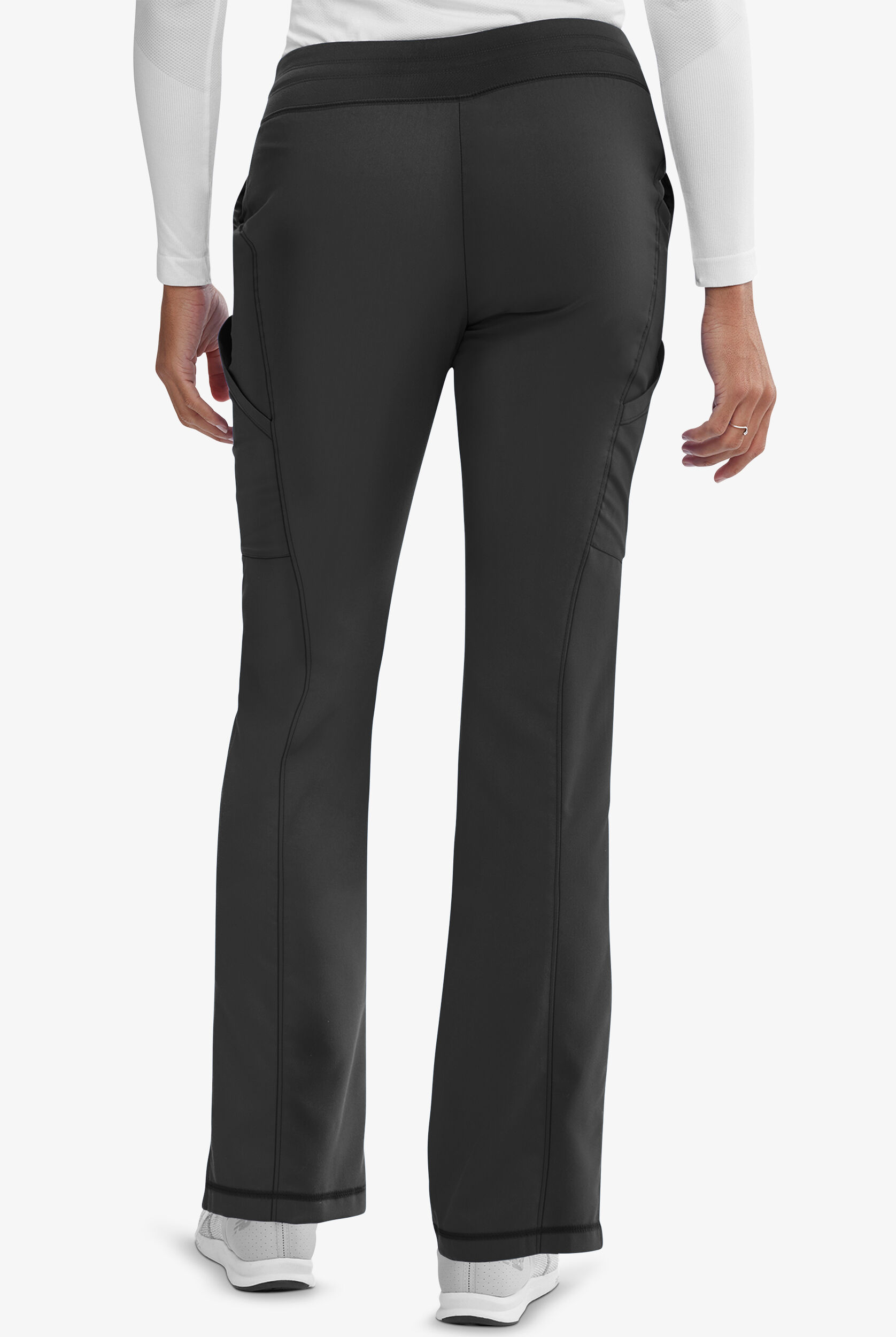 Knit Waistband Petite Scrub Pant 