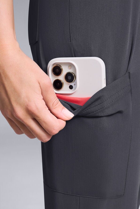 Hypothesis Women's Crew Neck & Jogger Scrub Set - Pewter - 3