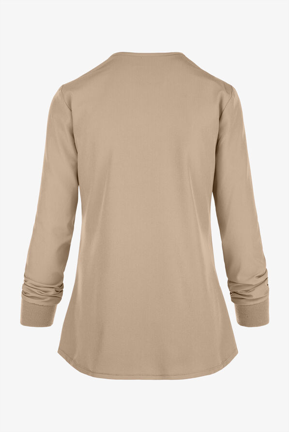 Chaqueta médica abrigada Skechers by Barco Stability STRETCH con 2 bolsillos para mujer - Khaki - 2