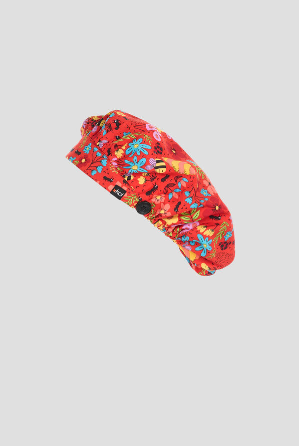 Gorro médico Koi Basics Bees and Ants estilo bouffant - null - 1
