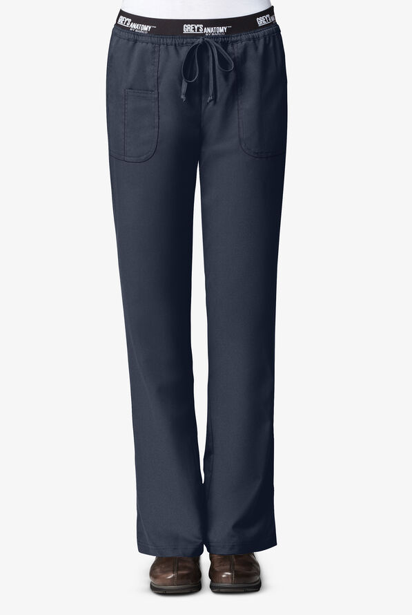 Grey's Anatomy&trade; by Barco Aubrey Women's 4-Pocket Drawstring Scrub Pants - Steel Gray - 1