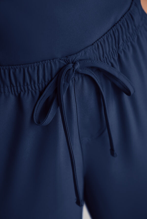 Easy STRETCH Women's 8-Pocket Scrub Set - Petite - Navy - 9