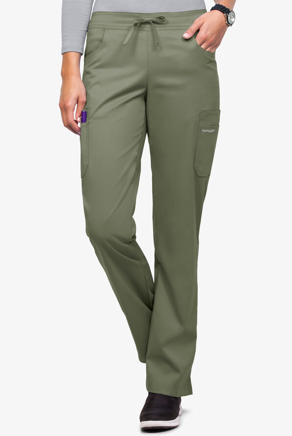 UA Flex2 Flat Front Cargo Scrub Pants, Women's Cargo Scrub Pants