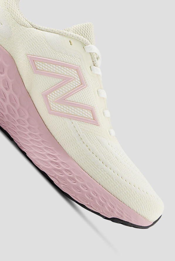 New Balance Women's Fresh Foam X EVOZ Sea Salt/Angora Athletic Lace Up Shoes - null - 3