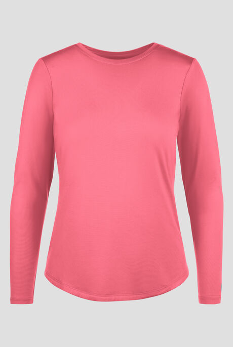 Camiseta médica Zavate Ava Therese Tiffany Knit STRETCH con mangas largas para mujer