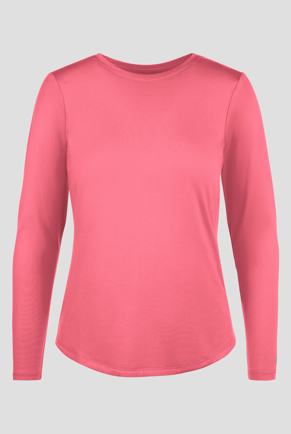 Zavate Ava Therese Tiffany Women's Knit STRETCH Long Sleeve Underscrub - Sorbet - 1