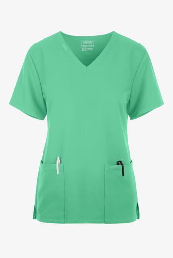 Blusa m&eacute;dica Cherokee Workwear Originals Ultra con cuello en V y 2 bolsillos para mujer