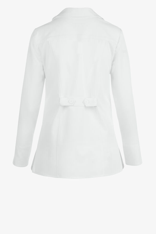 Bata médica Healing Hands Purple Label Felicity con 3 bolsillos para mujer - White - 2