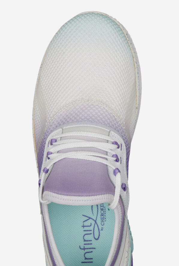 Infinity by Cherokee Women's Dart Minty Fade Athletic Lace Up Nursing Shoes - null - 2