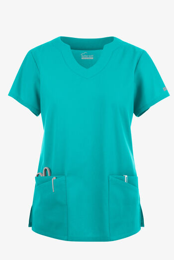 Butter-Soft Originals Women's 6-Pocket Scallop Neck Scrub Top