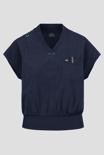 Blusa m&eacute;dica koi Solis Trinity STRETCH con cuello en V y 1 bolsillo para mujer