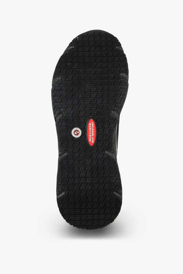 Skechers Work Men's Max Cushioning Elite SR Athletic Lace Up Shoes - Black - 6