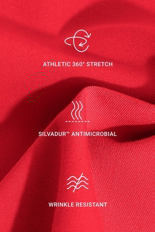 Hypothesis Meta FL Women’s 7-Pocket Flare Leg High Waisted Scrub Pant - Reactive Pink - 7