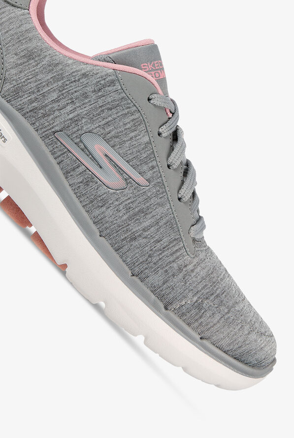 Zapatillas deportivas de enfermer&iacute;a Skechers Performance Go Walk 6 Magic Melody Grey con cordones para mujer - null - 3