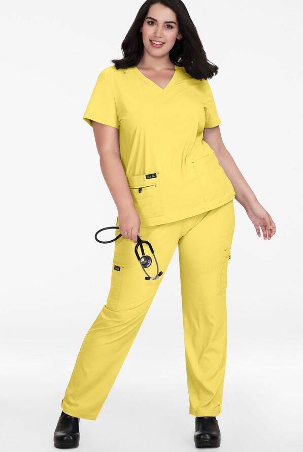 koi Basics Becca VNeck Scrub Top Stretchy Scrub Tops