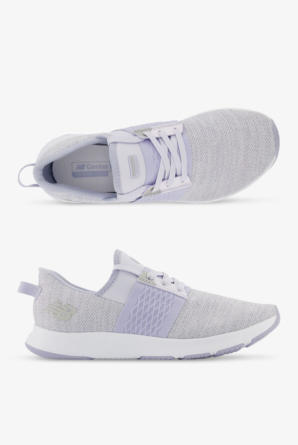 New Balance Women's DynaSoft Nergize v3 Purple/White Athletic Lace Up Nursing Shoes - null - 1
