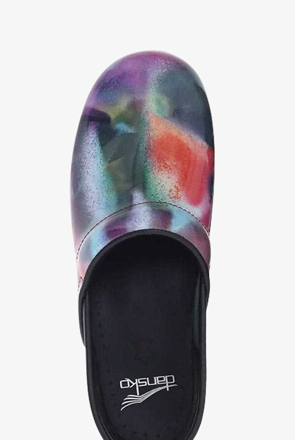 Dansko Women's Professional Spray Paint Patent Leather Nursing Clogs - null - 2
