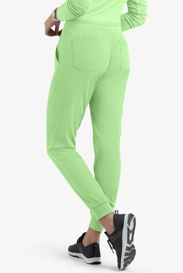 Maevn Matrix UA Exclusive Women's 5-Pocket STRETCH Jogger Scrub Pants - Patina Green - 2