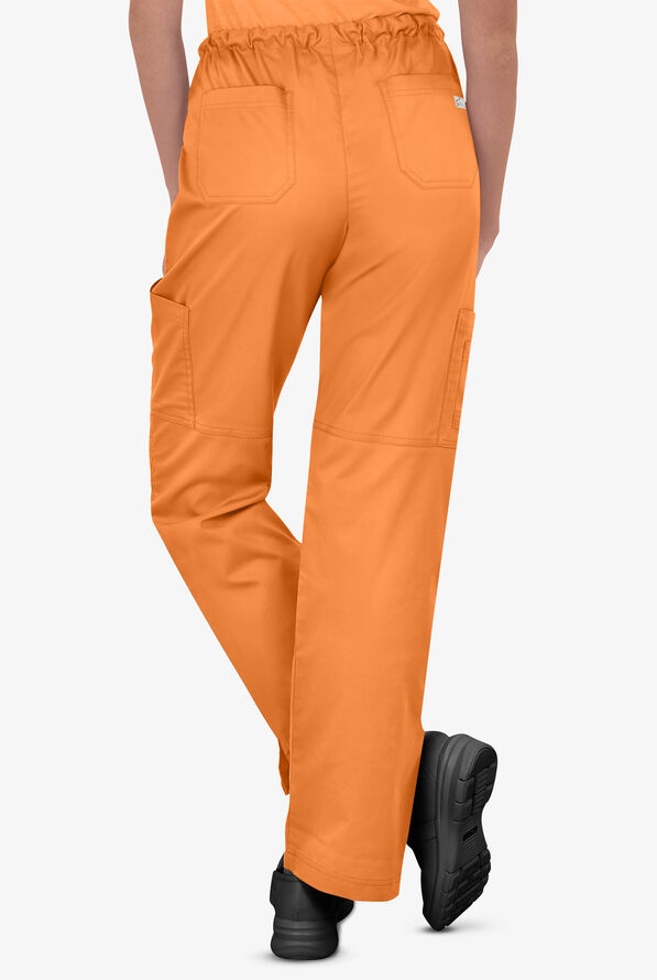 Pantal&oacute;n m&eacute;dico Butter-Soft STRETCH Tall con cord&oacute;n y 10 bolsillos para mujer - Apricot Crush - 3