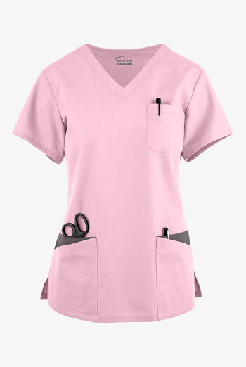 Butter-Soft Originals Women's 7-Pocket Rounded V-Neck Scrub Top