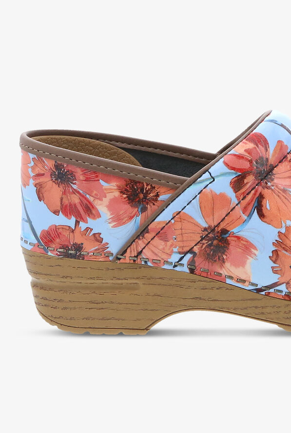 Dansko Women's Professional Poppies Patent Leather Nursing Clogs - null - 4