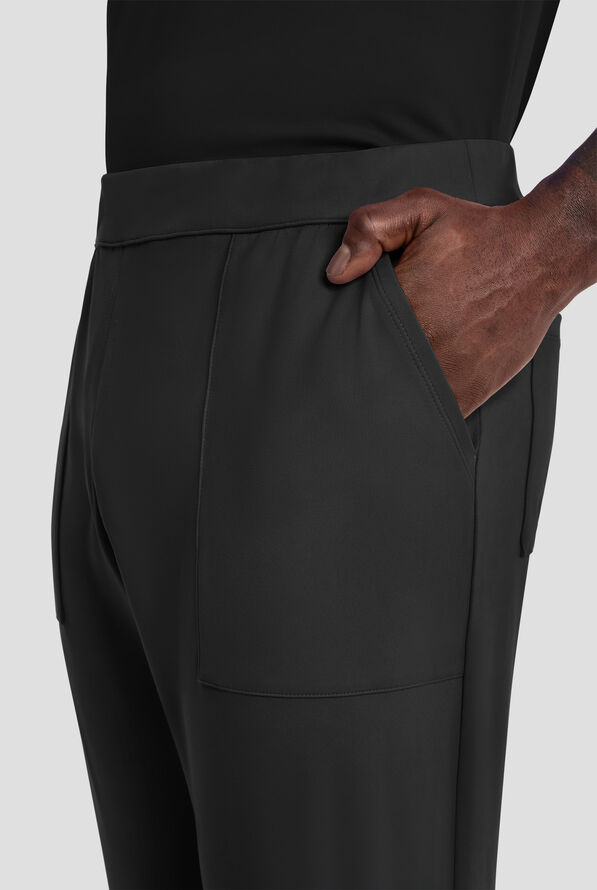 Pantal&oacute;n m&eacute;dico Cherokee Achieve STRETCH estilo jogger cargo con 5 bolsillos para hombre - Black - 2