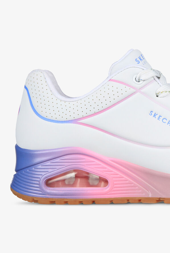 Skechers Street Women's Uno Pop of Sunshine White Athletic Lace Up