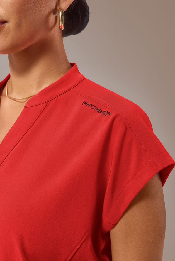 Hypothesis (RED) Duo Base Women's 6-Pocket Wide Leg Jumpsuit - (Red) - 2