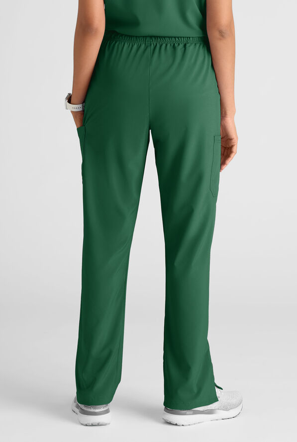 Easy STRETCH Women's 8-Pocket Scrub Set - Petite - Hunter - 7