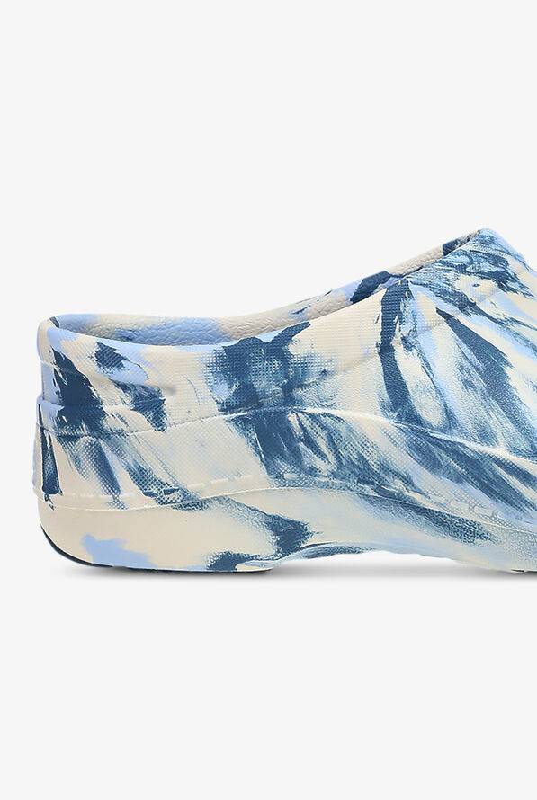 Dansko Women's Kaci SR Marbled Backless Clogs - null - 4