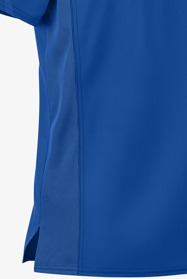 Camisa m&eacute;dica Cherokee Workwear Revolution Tech con cuello en V y 1 bolsillo para hombre - Royal - 3