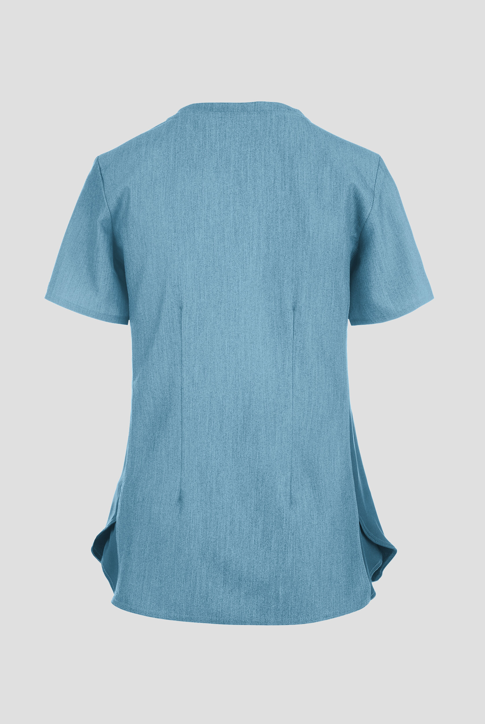 トップス maa Med Couture Touch V-Neck Shirt-tail Scrub Top, Stretch Scrubs