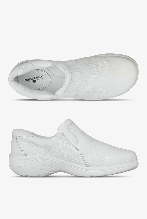 Nurse Mates Women's Dove Slip On Nursing Shoes - White - 1