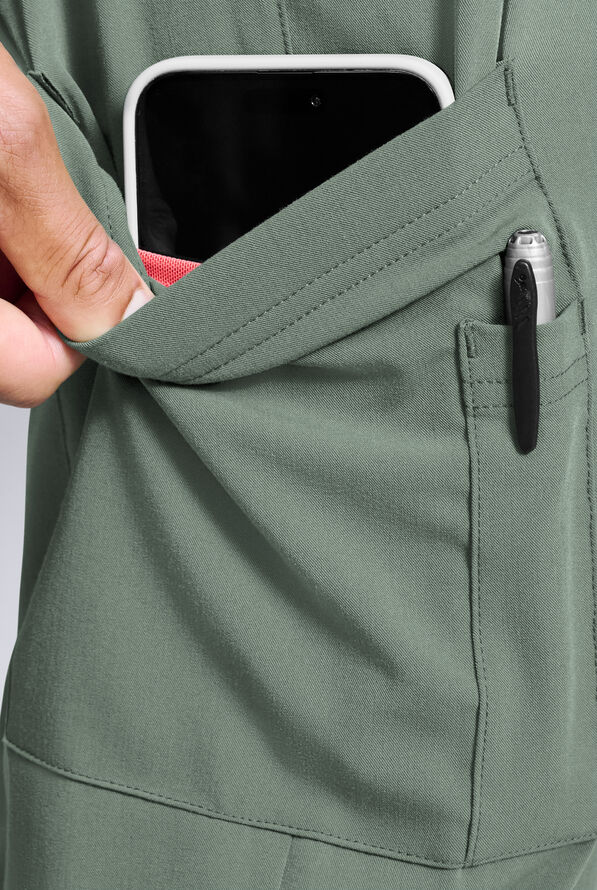 Pantalón médico Hypothesis S-R Shift Ready estilo cargo con piernas rectas y 8 bolsillos para hombre - Mineral - 5